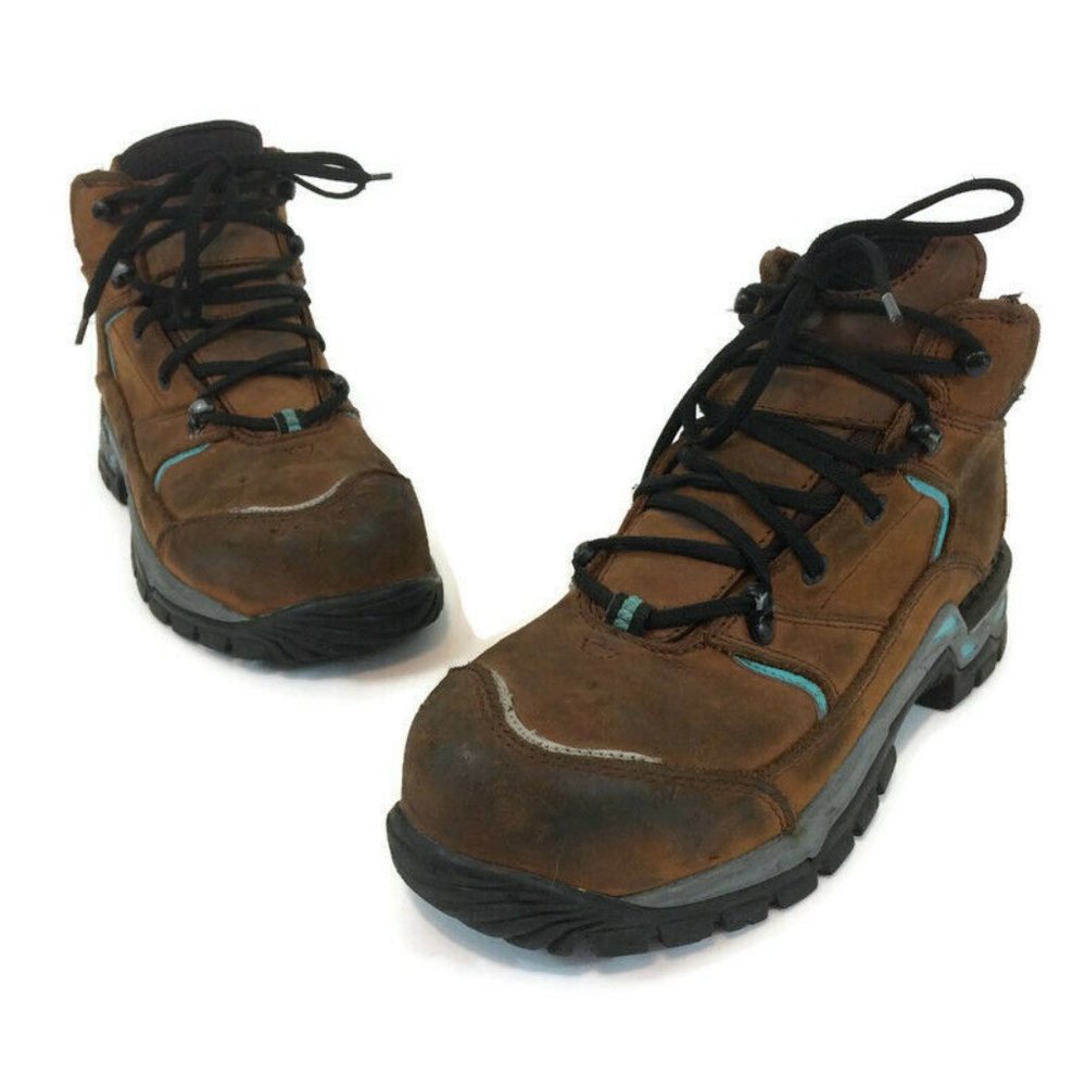 Red Wing Womens Steel Toe Leather Work Boots Waterproof ASTM F 2413-11 Size 7.5